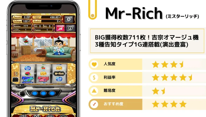 Mr-rich(ミスターリッチ)詳細